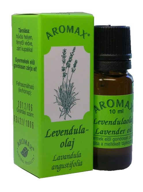 Aromax illóolaj, Levendula illóolaj (Lavandula angustifolia, syn.: L. vera) 10 ml