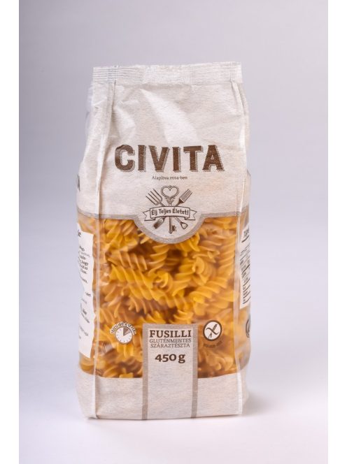 Civita Tészta Fusili Gluténmentes 450 g