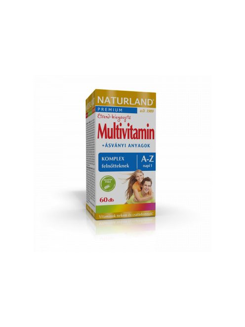 Naturland Multivitamin A-Z Tabletta 60 db