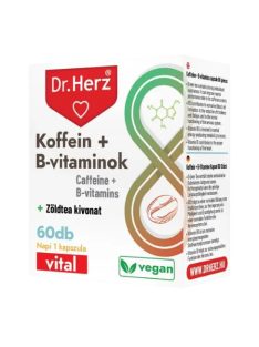 Dr. Herz Koffein B Vitaminok Kapszula 60 db