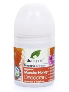   Dr. Organic Bio Manuka mézes golyós dezodor - táplál és regenerál (deo roll-on) 50 ml