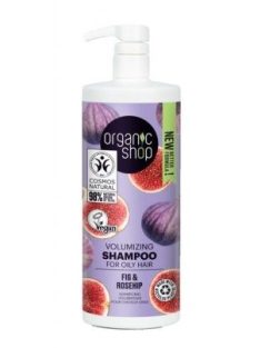   Organic Shop Volumennövelő sampon fügével és csipkebogyóval 1000 ml