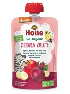   Holle Bio Zebra Beet -Tasak alma banánnal és céklával 100 g