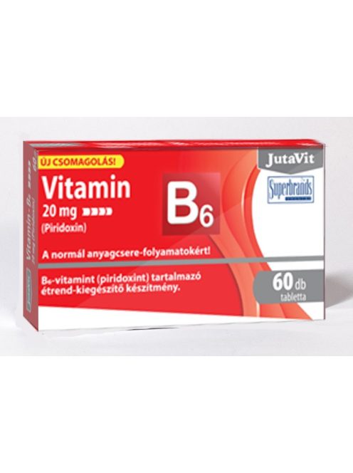 Jutavit B6-Vitamin 20mg Tabletta 60 db