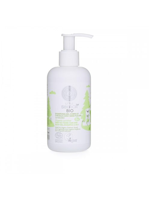 Natura Siberica Little Siberica 2 az 1-ben Könnymentes Bio Sampon És Fürdető 250 ml