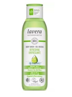 lavera Frissítő tusfürdő, lime-citromfű 250ml 