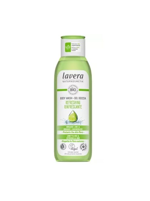 lavera Frissítő tusfürdő, lime-citromfű 250ml 