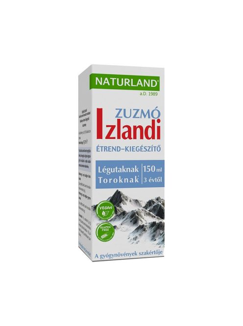 Naturland Izlandi Zuzmó Szirup 150 ml