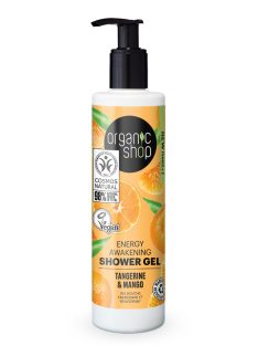   Organic Shop Ébresztő tusfürdő bio mandarin és mangó kivonattal 280 ml