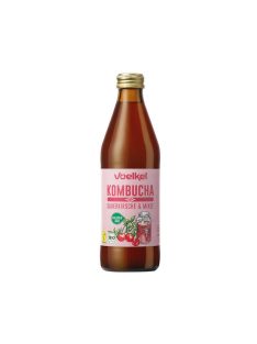 Voelkel Bio Kombucha meggy-menta 330ml 