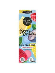 Organic Shop “Berry Dream” fürdőbomba trió 3x85g