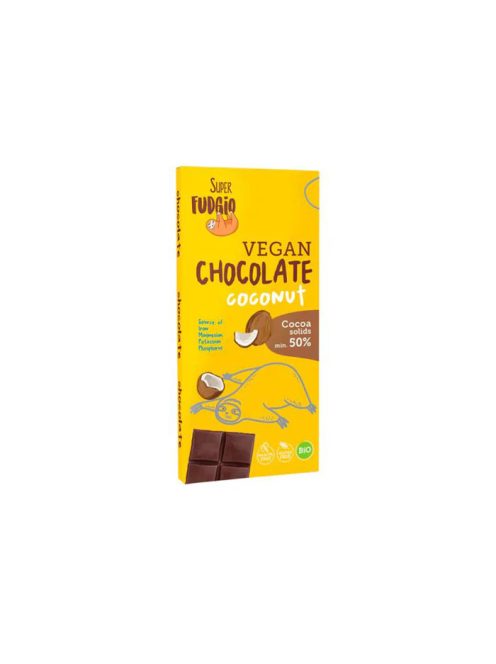 Fudgio Kókuszos csokoládé Bio 80g 