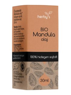 Herby's Bio mandula magolaj hidegen sajtolt 30 ml