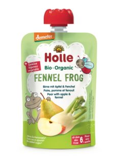   Holle Bio Fennel Frog - Tasak körte alma édesköményel 100 g