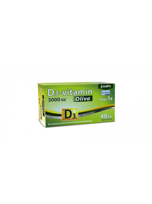 Jutavit D3-vitamin 3000 NE olíva 40 db