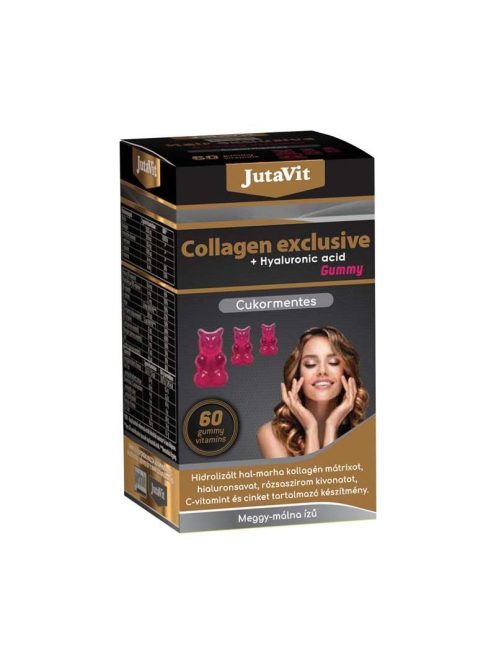 Jutavit Collagen Gumicukor Vitamin Cukormentes 60 db