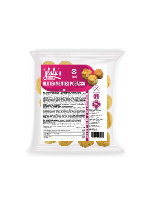 Glulus Freefrom Pogácsa Gluténmentes Laktózmentes 600 g