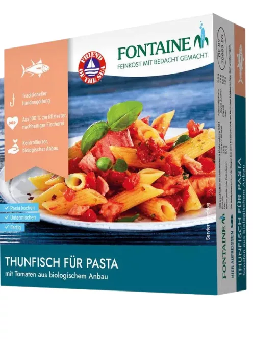 Fontaine Tonhalas tésztaszósz bio paradicsommal 200g