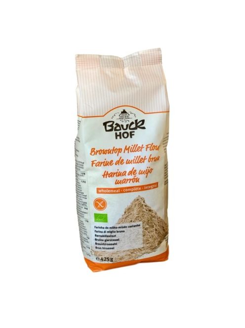 Bauckhof Bio teljes kiőrlésű barna kölesliszt - gluténmentes 425 g