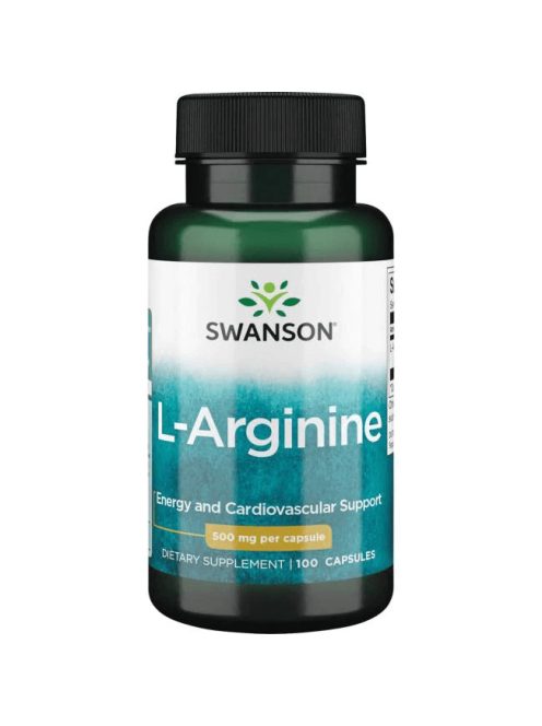 Swanson L-Arginine 500mg Kapszula 100 db