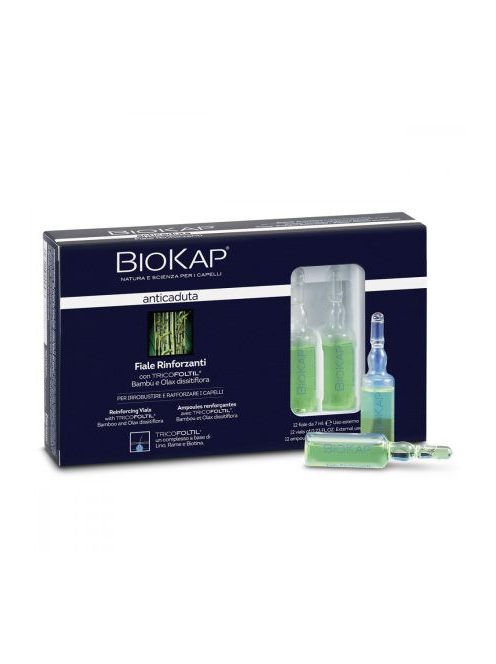 Biokap Hajhullás elleni Erősítő fiolák 12*7ml