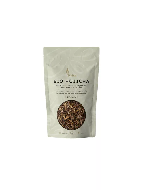 Prana Bio Hojicha Japán pörkölt zöld tea 100 g 