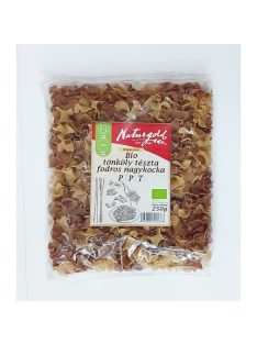   Naturgold Bio tönköly tészta fodros nagykocka pepita 250 g