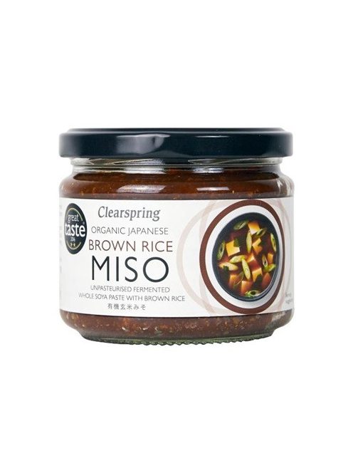 Clearspring Bio miso barnarizsből üveges 300 g