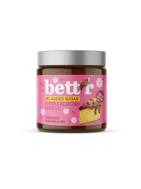 Bett'r Bio Spring Mandulakrém No Added Sugar 250g 