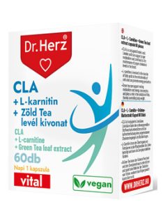 Dr. Herz Cla L-Karnitin Zöld Tea Kivonat 60 db