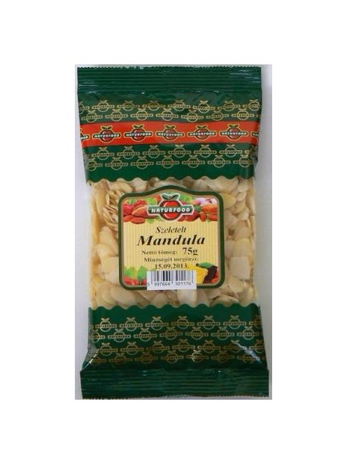 Naturfood Mandula, szeletelt 75 g