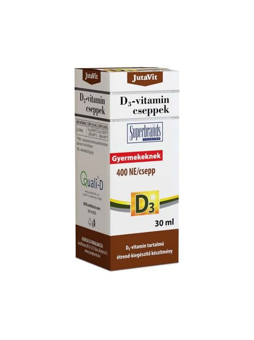 Jutavit D3-vitamin 400 NE csepp 30 ml