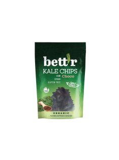   Bett'r Bio Fodros kelkáposzta chips csokoládé & mandula 30g 