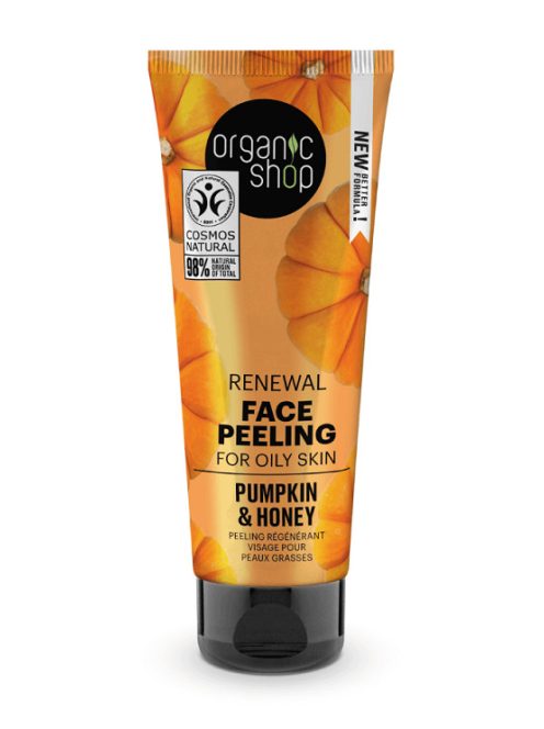 Organic Shop Kiegyensúlyozó arcmaszk tökmagolajjal és mézzel 75 ml