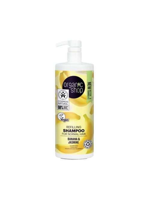 Organic Shop Revitalizáló sampon banánnal és jázminnal 1000ml