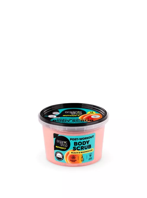 Organic Shop Edzés utáni testradír őszibarackkal és magnéziummal 250ml