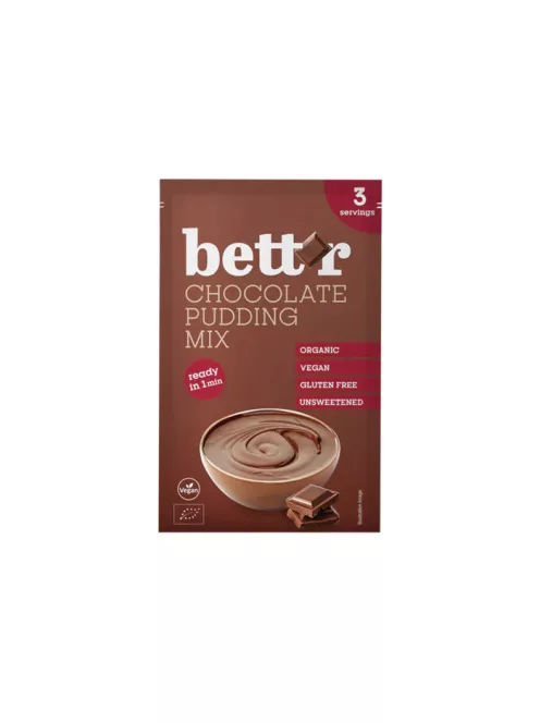 Bett'r Bio Pudingpor Csokis 30 g 