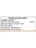 H&B Szibériai Ginseng tabletta 1500 mg 120 db 