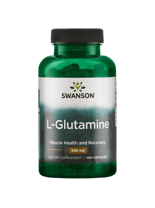 Swanson L-Glutamine 500mg Kapszula 100 db