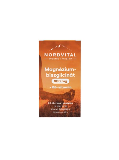 Nordvital Magnézium-biszglicinát 30 db kapszula 