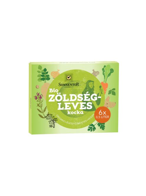 Sonnentor Bio zöldségleves kocka 6db 