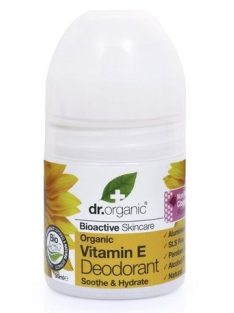   Dr. Organic Bio Vitamin E golyós dezodor illatmentes (deo roll-on) 50 ml