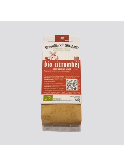 Greenmark Bio Citromhéj Őrölt 50 g