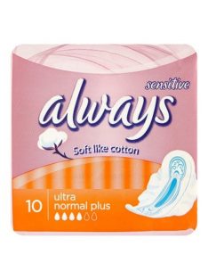   Always Ultra Sensitive Normal Plus 10 egészségügyi betét 