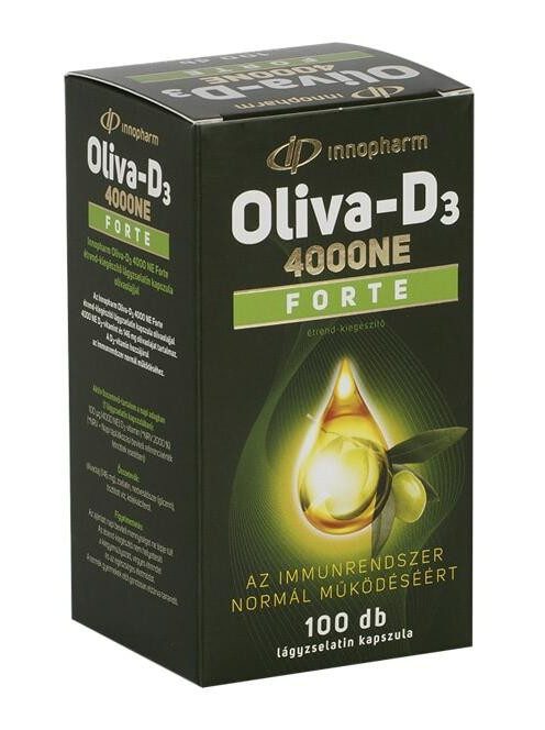 Innopharm oliva-d3 4000ne forte lágyzselatin kapszula 100 db