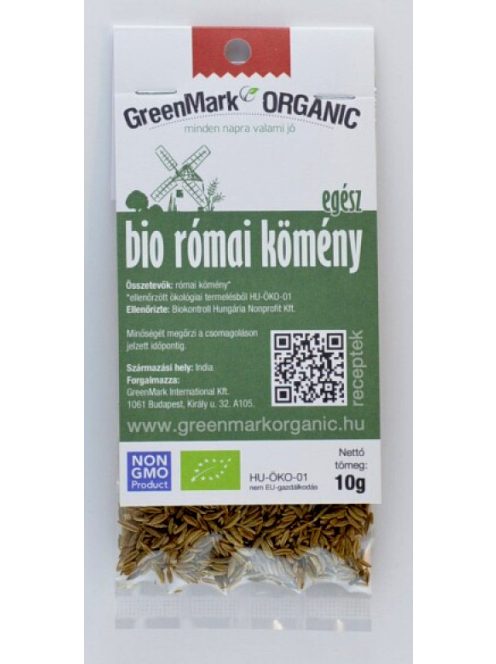 Greenmark Bio Római Kömény Egész 10 g
