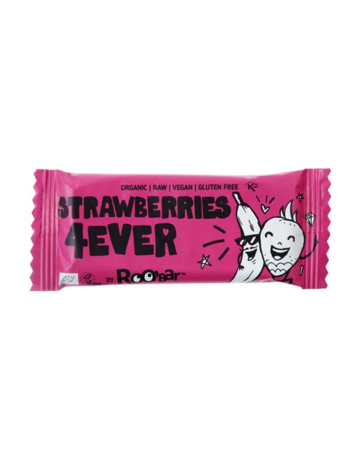 Roobar Strawberry 4ever Epres nyers szelet 30 g 