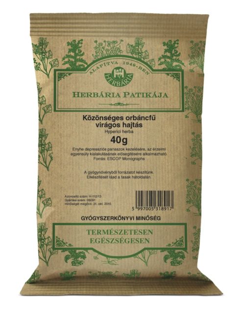 Herbária Orbáncfű Virágos Hajtás Tea 40 g