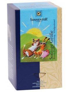   Sonnentor Bio adagoló dobozos tea, Napos Üdvözlet tea 20 filter