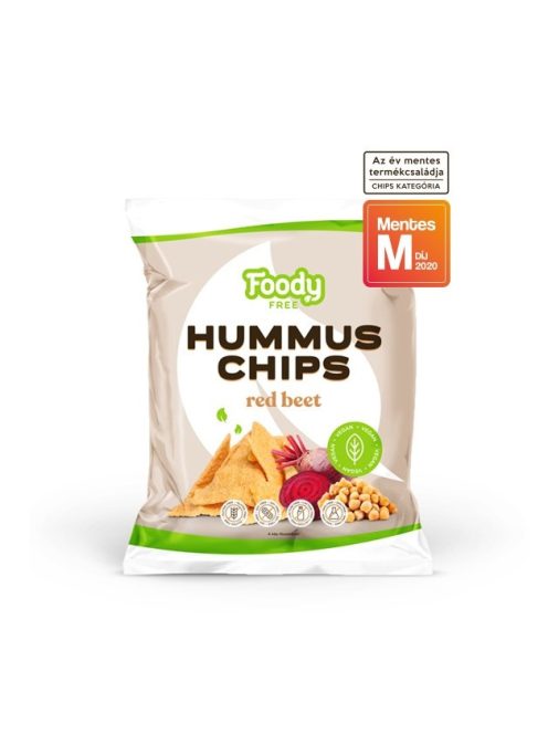 Foody Free Hummus Chips Cékla Gluténmentes 50 g